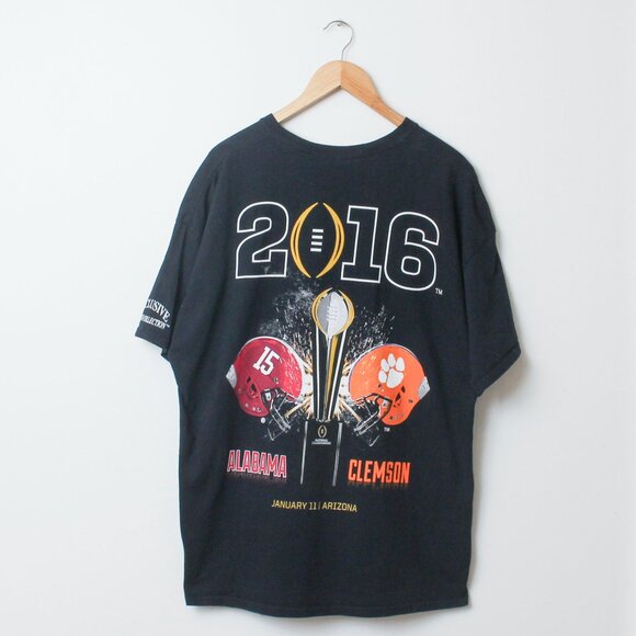 Alabama Football Shirt Men 2XL Black 2016 Championship Game Tee - Picture 9 of 9